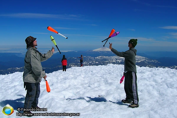 Foto Cumbre del Lanín (Facundo Nonini)