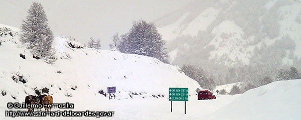 Foto Camino a Chapelco (Guillermo Hermosilla)