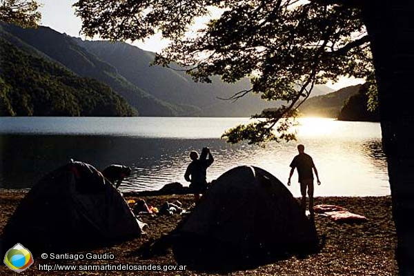 Foto Lago Curruhué (Santiago Gaudio)