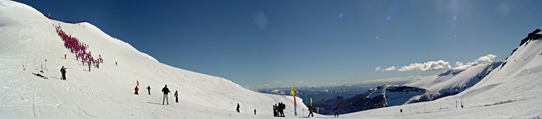 Panorámica 180º Tetratlón en el Cerro Chapelco (Guillermo Tosi)