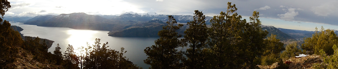 Panorámica 180º Vista desde el Cerro Abanico (Pablo Arrue)