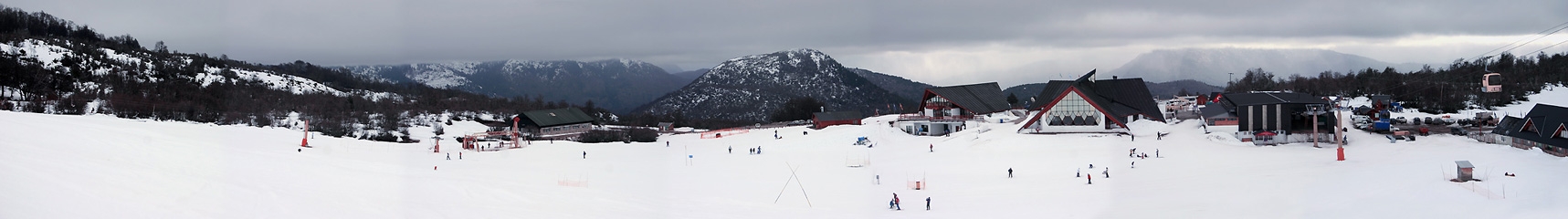 Panorámica 180º Base del Cerro Chapelco (Santiago Gaudio)