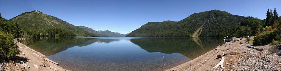 Panorámica 180º Lago Hermoso (Santiago Gaudio)