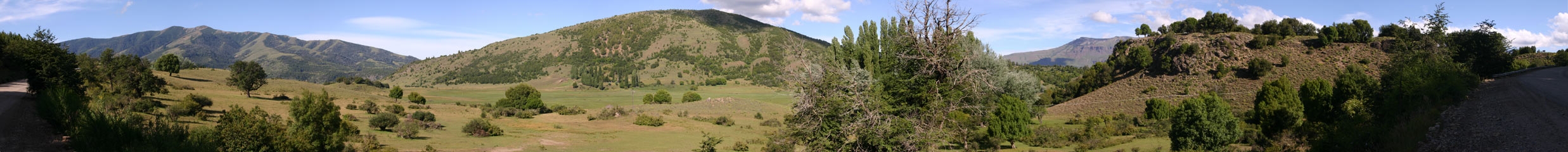 Panorámica 180º Camino al Lago Lolog (Santiago Gaudio)