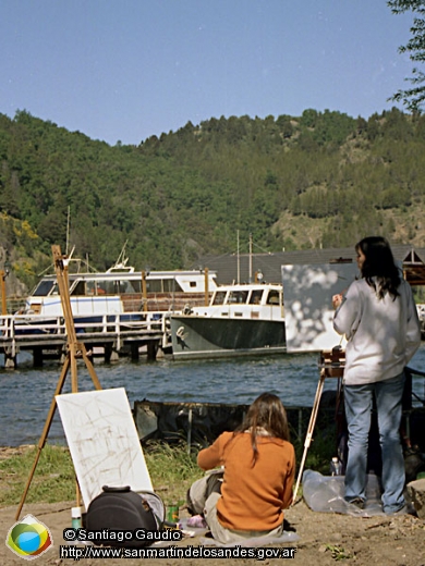 Foto Pintura in situ (Santiago Gaudio)