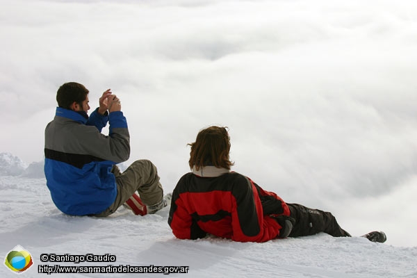 Foto Nieve y nubes (Santiago Gaudio)