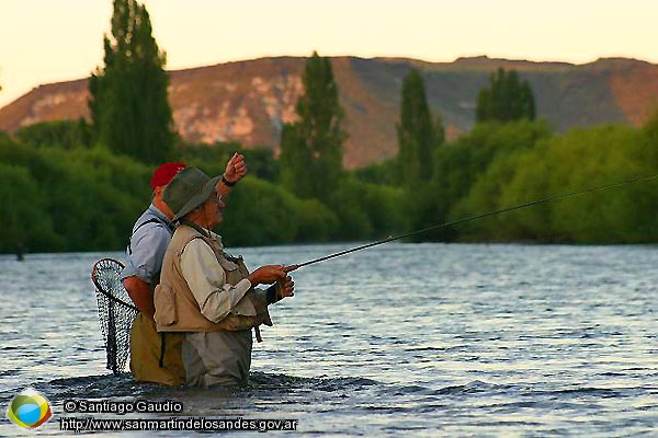 Foto Pesca en el río Chimehuín (Santiago Gaudio)