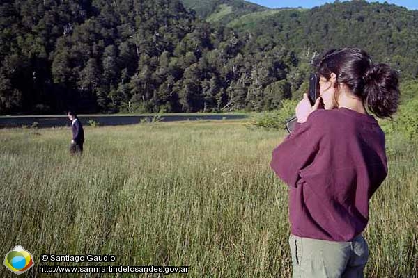 Foto Lago Curruhué chico (Santiago Gaudio)