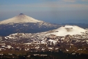 Foto Volcanes Quetrupillán y Villarrica (Facundo Nonini)